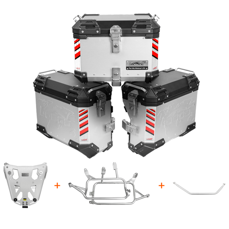 PIKE TRACKER SERIES Three-cases Set with Racks and Plate