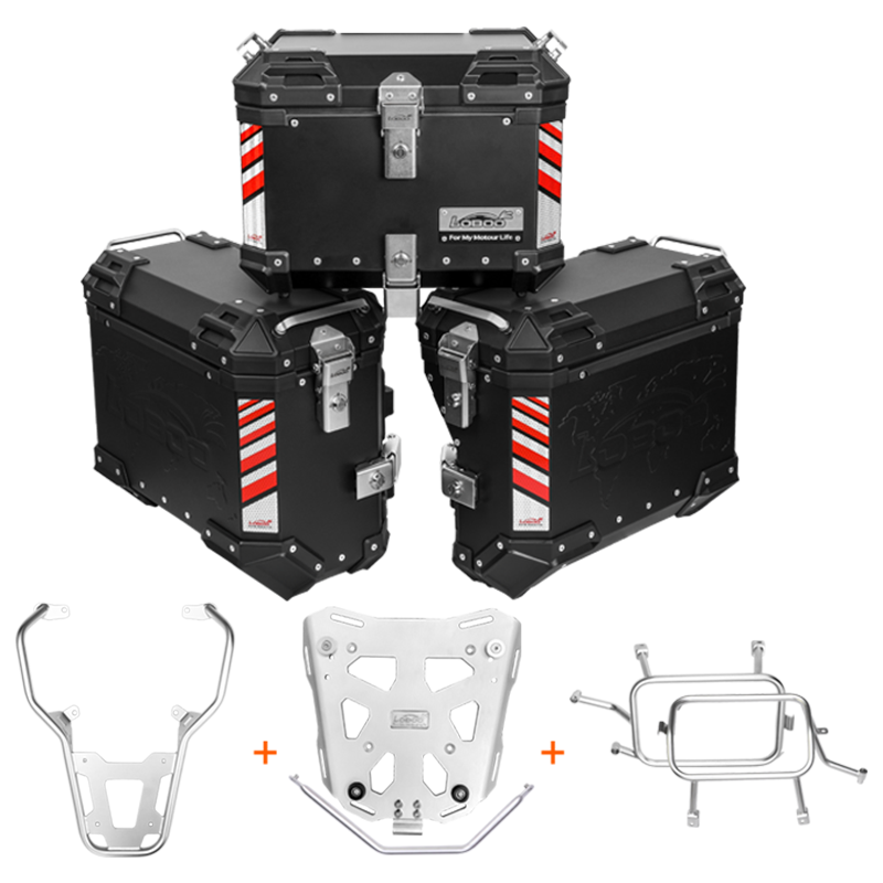 PIKE TRACKER SERIES Three-cases Set with Racks and Plate