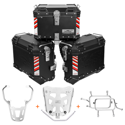 PIKE TRACKER SERIES Three-cases Set with Racks and Plate