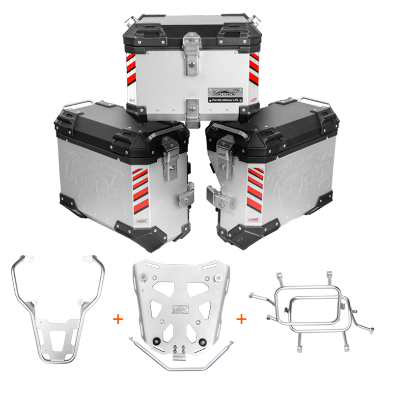 PIKE TRACKER SERIES Three-cases Set with Racks and Plate