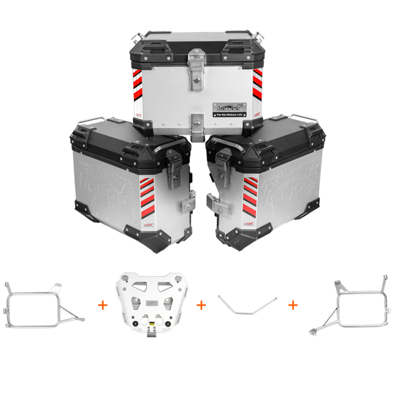 PIKE TRACKER SERIES Three-cases Set with Racks and Plate