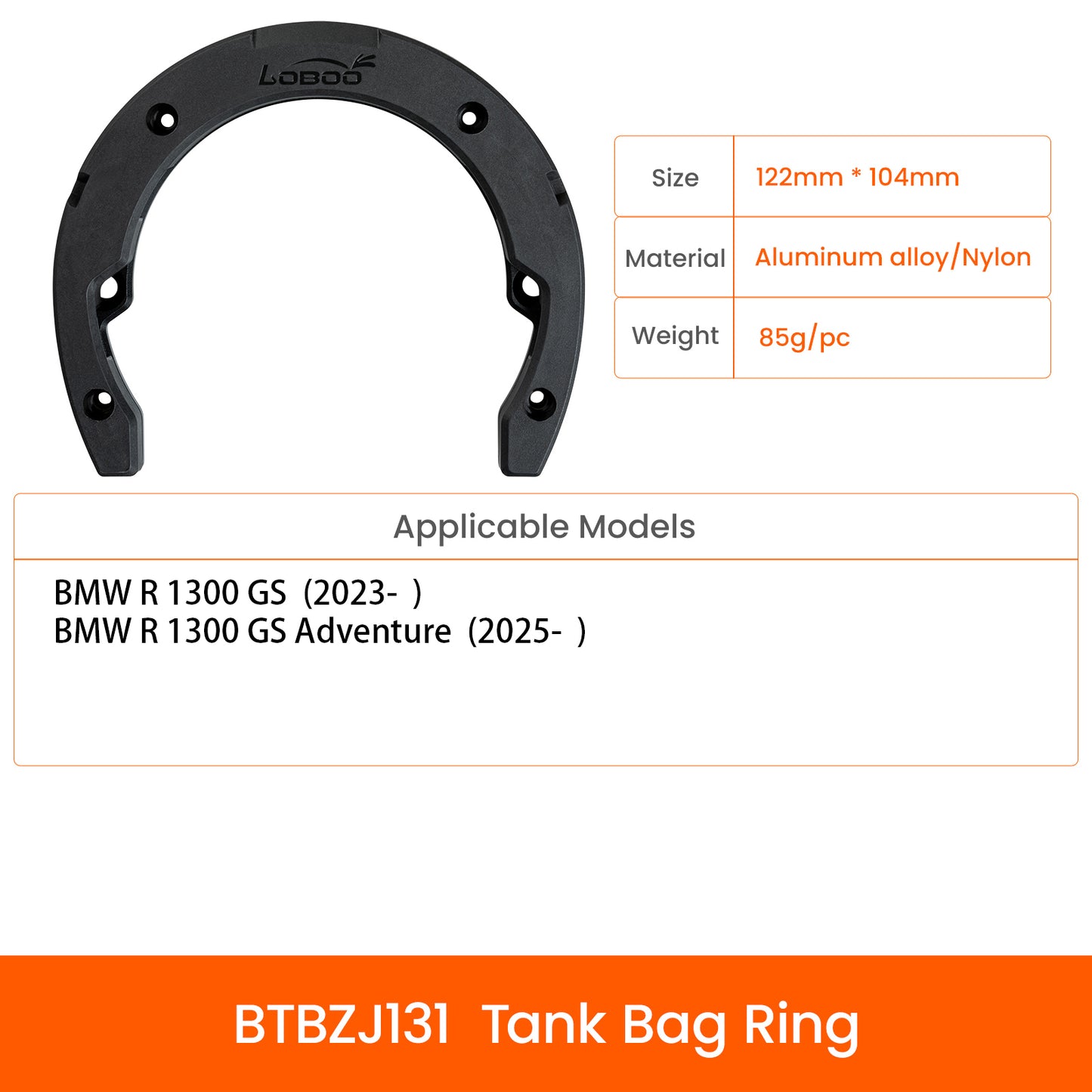 BTB10 6.5L 4.5L-6.5L Tank Bag