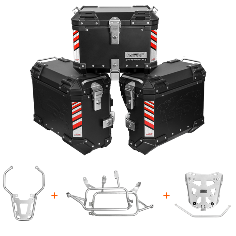 PIKE TRACKER SERIES Three-cases Set with Racks and Plate