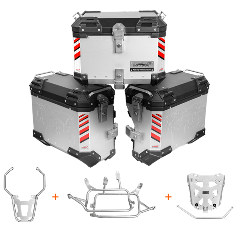 PIKE TRACKER SERIES Three-cases Set with Racks and Plate